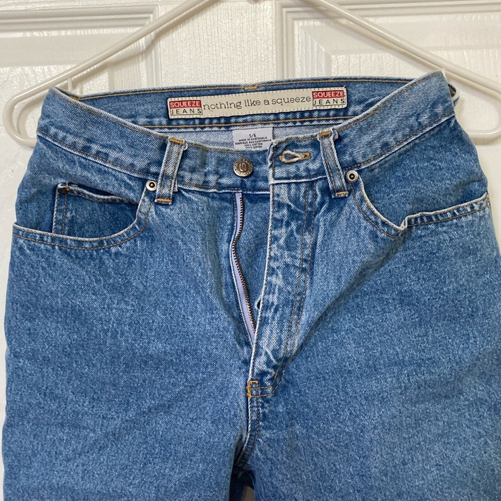 Squeeze Jeans High-Rise Blue Denim Jeans
